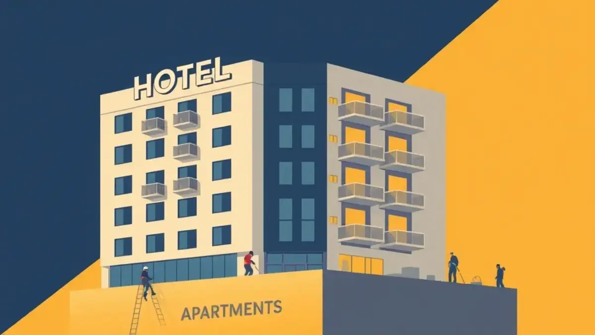 Permis de construire : transformer un hôtel en appartements sans autorisation est illégal