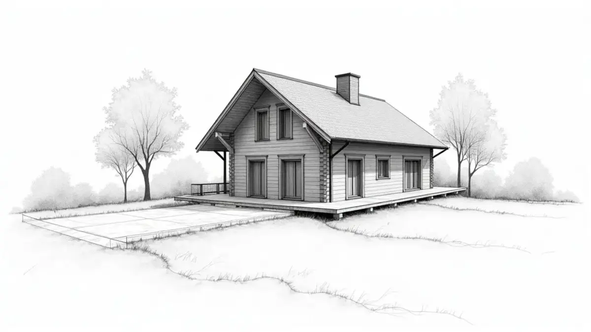 Bauen ohne Genehmigung: Eine Holzhütte auf Betonsteinen ist rechtlich ein Haus