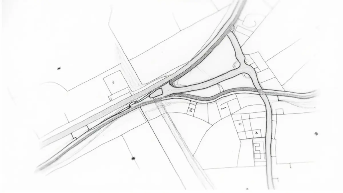 Right of Way Acquired by 30-Year Prescription: Continuous Use Prevails over Parcel Division